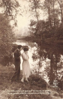 COUPLE - Ce Rêve Est Si Joli Que Par Moments J'ai Peur - Couple Au Bord D'un Lac - A NOYER - Carte Postale Ancienne - Couples