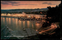 ÄLTERE POSTKARTE LLANDUDNO THE BAY AT NIGHT WALES Postcard Bei Nacht Nuit Beach Strand Plage Ansichtskarte Cpa AK - Caernarvonshire