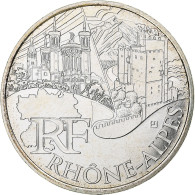 France, 10 Euro, 2011, Paris, Rhône-Alpes, SUP+, Argent, KM:1751 - France