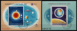 Rumänien 1981 - Mi-Nr. Block 181-182 Gest / Used - Raumfahrt / Space - Gebruikt