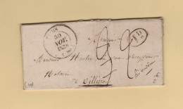 Blois - 40 - Loir Et Cher - 30 Nov 1838 - Taxe Manuscrite Corrigee - Decime Rural - 1801-1848: Precursores XIX