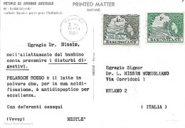 26897 - BASUTOLAND - POSTAL HISTORY -   COVER To ITALY  1964 - 1933-1964 Colonia Británica