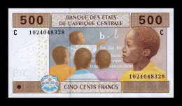 Central African St. Estados De África Central Chad 500 Francs 2002 (2023) Pick 606Ce New Sign Sc Unc - Ciad