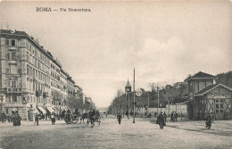 ITALIE - Rome - La Rue Nomentana - Carte Postale Ancienne - Andere Monumenten & Gebouwen