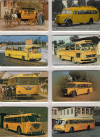 Tradition 8TK K 102A/B,287A/B/C,506,654,879 ** 240€ 1.Post-Omnibus MC Benz Daimler MAN Büssing TC Cars Telecards Germany - Auto's