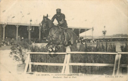 LES SPORTS CONCOURS HIPPIQUE DE FRANCE BORDEAUX SAUT DE HAIE - Bordeaux