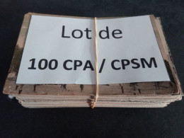 1lo - A321   Lot De 100 CPA / CPSM Format CPA ISERE Dep 38 - 100 - 499 Postkaarten