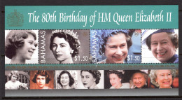 Bahamas 2006 80th Birthday Of Queen Elizabeth II MS MNH (SG MS1418) - Bahamas (1973-...)