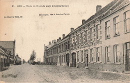 BELGIQUE - Dixmuide - Loo - Route De Dixmude Avant Le Bombardement - Carte Postale Ancienne - Diksmuide