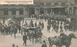 BELGIQUE - Liège - La Joyeuse Entrée De La Famille Royale - Sortie De La Gare Des Guillemins - Carte Postale Ancienne - Luik