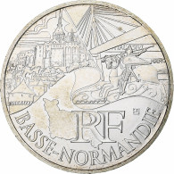 France, 10 Euro, 2011, Paris, Basse-Normandie, SPL, Argent, KM:1729 - France