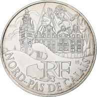 France, 10 Euro, Nord-Pas De Calais, 2011, Paris, SPL+, Argent, KM:1880 - France