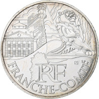 France, 10 Euro, Franche-Comté, Euros Des Régions, 2011, Paris, SPL, Argent - France