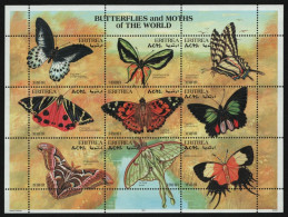 Eritrea 1997 - Mi-Nr. 122-130 ** - MNH - Schmetterlinge / Butterflies - Erythrée