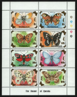 Mongolei 1993 - Mi-Nr. 2455-2462 ** - MNH - Schmetterlinge / Butterflies - Mongolie