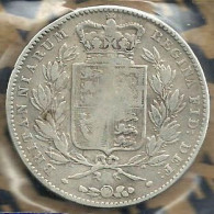 UNITED KINGDOM BRITAIN 1 CROWN FRONT QV WOMAN YOUNG HEAD BACK 1844 SILVER AG AF KM? READ DESCRIPTION CAREFULLY!!! - Otros & Sin Clasificación