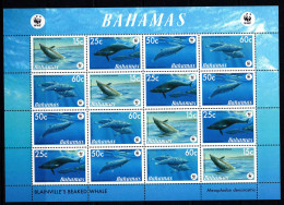 Bahamas 2007 Endangered Species - Beaked Whale Sheet MNH (SG 1449-1452) - Bahamas (1973-...)