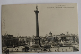 London Trafalgar  Old Postcard - Trafalgar Square