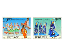 India 2018 INDIA - ARMENIA JOINT ISSUE, DANCE COSTUMES 2v SET MNH - Joint Issues