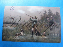 Hunt Hunting Jacht Ducks Eenden Humor / Edit PVK 7454 - Caza