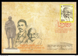 Mongolia 2019 - 150th Birth Anniversary Of Mahatma Gandhi - FDC, "Genuine First Printing & Postmark", 100% Original - Mongolie