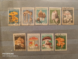 Romania	Mushrooms (F73) - Used Stamps