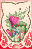 FLEURS PLANTES ARBRES - Une Fleur Dans Un Vase - Colorisé - Carte Postale Ancienne - Fleurs