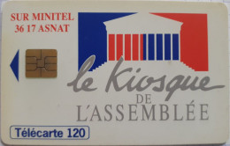 France - 1993 - Télécarte 120 Unités - Le Kiosque De L'Assemblée - 1993