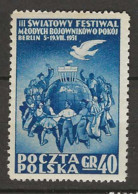 1951 MNH  Poland, Mi 701 Postfris** - Neufs