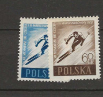 1957 MNH  Poland, Mi 1002-03 Postfris** - Neufs