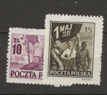 1950 MNH  Poland, Mi 558-58 Postfris** - Neufs