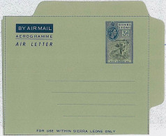 36364  - SIERRA LEONE - Postal History - AEROGRAMME : For Internal Use Only!! Not Quoted In KESSLER ! - Sierra Leone (...-1960)