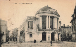 Agen * Place Et Le Théâtre Municipal * Salle De Spectacle - Agen