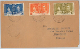 59550 - SEYCHELLES - POSTAL HISTORY: COVER To SOMALIA - 1937 - ROYALTY - Seychelles (...-1976)