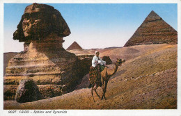 Egypt Cairo Sphinx And Pyramides - Sfinge
