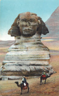 Egypt Sphinx And Camel Bedouins - Sphynx