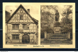 K07962)Ansichtskarte: Marbach, Schiller-Geburtshaus - Marbach