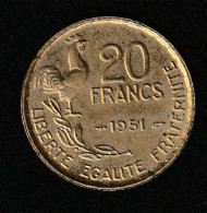 20 FRANCS 1951 - 20 Francs