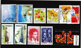 IMGO/39 N O R W E G E N 1996  Gestempeltes LOT  Z Ä H N U N G SIEHE ABBILDUNG - Used Stamps