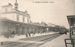 Enghien Les Bains * La Gare Du Village * Arrivée Du Train * Ligne Chemin De Fer - Enghien Les Bains