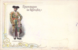 Espagne - Corrida - Antonio Fuentes - Recuerdo De Espana - Colorisé - Carte Postale Ancienne - Stierkampf