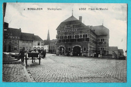 * Borgloon (Limburg) * (Uitg Michel Berckenbosch W.B.L., Nr 4) Marktplaats, Place Du Marché, Animée, Unique, TOP - Borgloon