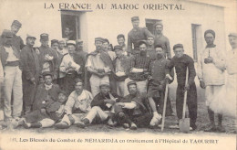 Maroc - La France Au Maroc Oreiental - Les Blessés Du Combat De Mehardidja - Carte Postale Ancienne - Autres & Non Classés