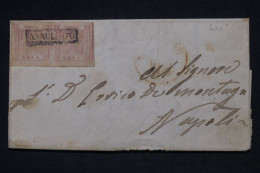 ITALIE - N° Yvert 2 En Paire Sur Lettre Pour Napoli - L 148791 - Napoli