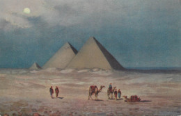 Postcard Egypt Cairo Les Pyramides - Pyramiden