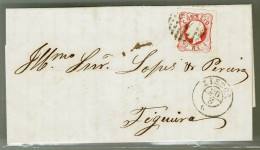 Portugal, 1866, # 16, Lisboa-Figueira - Covers & Documents