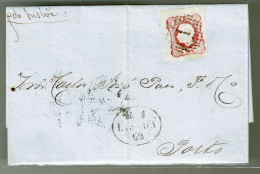Portugal, 1862, # 16, Lisboa-Porto - Brieven En Documenten