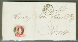 Portugal, 1865, # 16, Lisboa-Porto - Lettres & Documents