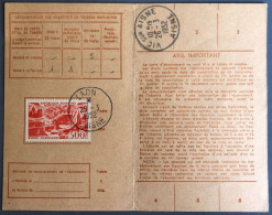 France, Divers PA Sur Carte D'Abonnement Des PTT, Laon 1952 - (B3839) - 1927-1959 Covers & Documents