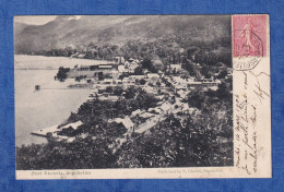 CPA - PORT VICTORIA - Seychelles - écrité De Mahé En 1904 - Cachet De Paquebot ? Marseille à La Réunion - S. Ohashi - Seychellen